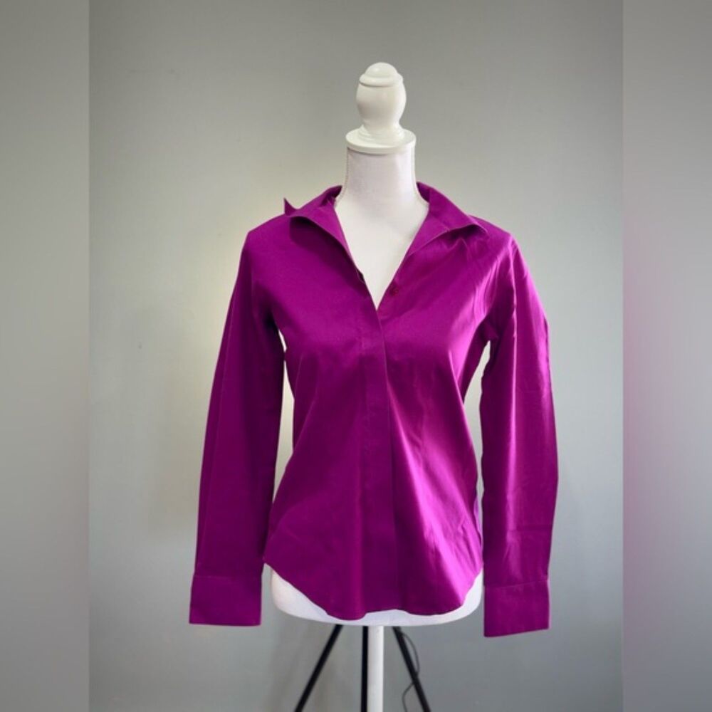 CLEARANCE! Purple Chico’s Button Down Size 0 (4) EUC